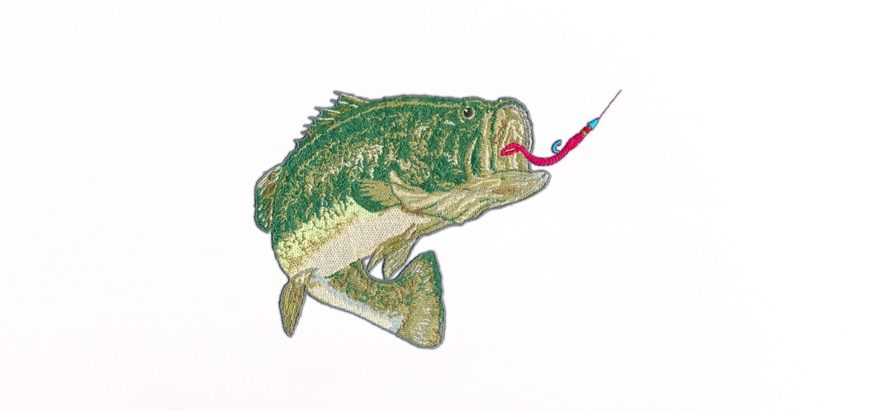 Jumping Bass White Faux